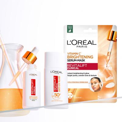 L&#039;Oréal Paris Revitalift Clinical Vitamin C Brightening Serum-Mask Arcmaszk 26 g