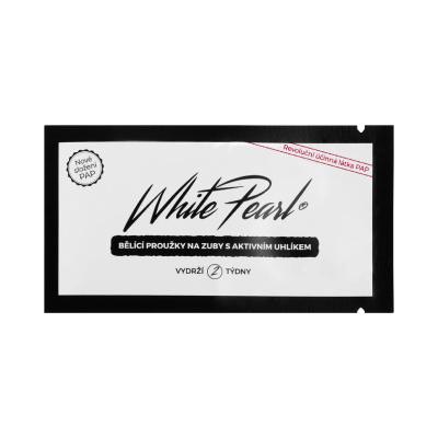 White Pearl PAP Charcoal Whitening Strips Fogfehérítés Szett