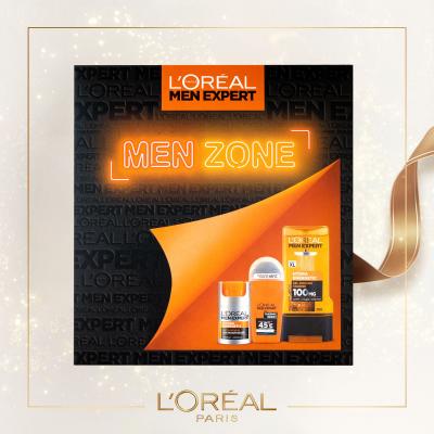 L&#039;Oréal Paris Men Expert Hydra Energetic Ajándékcsomagok Men Expert Hydra Energetic Daily Moisturizer hidratálókrém 50 ml + Men Expert Hydra Energetic tusfürdő 300 ml + Men Expert Thermic Resist Antiperspirant izzadásgátló 50 ml