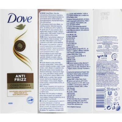 Dove Anti Frizz Hajkondicionáló nőknek 200 ml