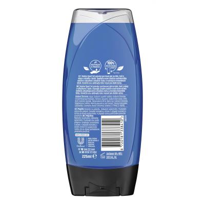 Radox Sport Mint And Sea Salt 3-in-1 Shower Gel Tusfürdő férfiaknak 225 ml