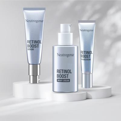 Neutrogena Retinol Boost Ajándékcsomagok Retinol Boost Night Cream éjszakai arckrém 50 ml + Retinol Boost Serum nappali arcszérum 30 ml + Retinol Boost Eye Cream szemkörnyékápoló krém 15 ml