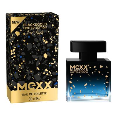 Mexx Black &amp; Gold Limited Edition Eau de Toilette férfiaknak 30 ml