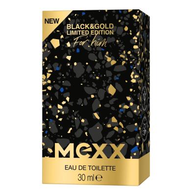 Mexx Black &amp; Gold Limited Edition Eau de Toilette férfiaknak 30 ml