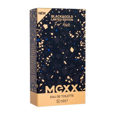 Mexx Black &amp; Gold Limited Edition Eau de Toilette férfiaknak 50 ml