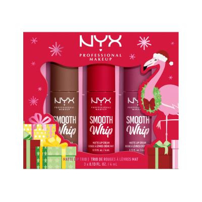 NYX Professional Makeup Fa La La L.A. Land Smooth Whip Matte Lip Cream Trio Ajándékcsomagok Smooth Whip Matte Lip Cream rúzs 3 x 4 ml