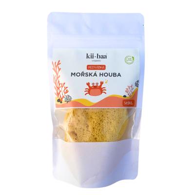 Kii-Baa Organic Silky Sea Sponge 10-12 cm Fürdőszobai kiegészítő 1 db