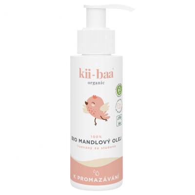 Kii-Baa Organic Baby Bio Almond Oil Testolaj gyermekeknek 100 ml