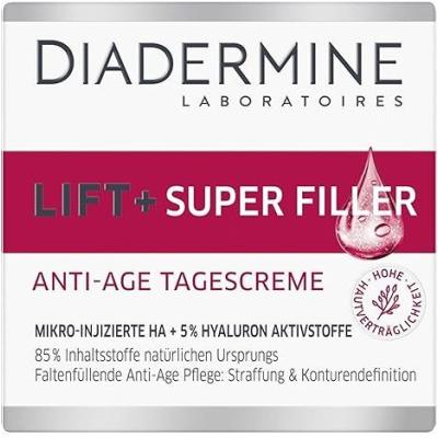 Diadermine Lift+ Super Filler Anti-Age Day Cream Nappali arckrém nőknek 50 ml