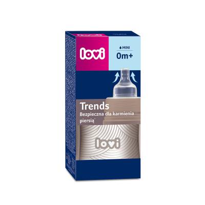 LOVI Harmony Trends Bottle 0m+ Cumisüveg gyermekeknek 120 ml