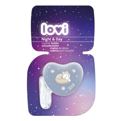 LOVI Night &amp; Day Soother Holder Boy Cumilánc gyermekeknek 1 db