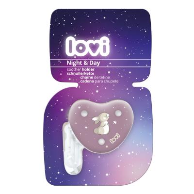 LOVI Night &amp; Day Soother Holder Girl Cumilánc gyermekeknek 1 db