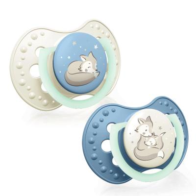 LOVI Night &amp; Day Dynamic Soother Boy 18m+ Cumi gyermekeknek 2 db