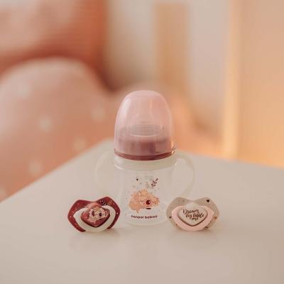 Canpol babies Sleepy Koala Easy Start Anti-Colic Bottle Pink 0m+ Cumisüveg gyermekeknek 120 ml