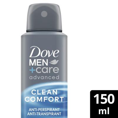 Dove Men + Care Advanced Clean Comfort 72h Izzadásgátló férfiaknak 150 ml