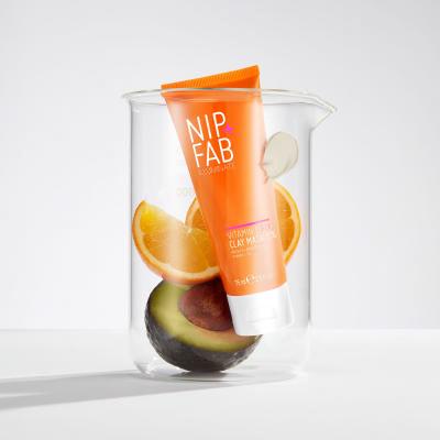 NIP+FAB Illuminate Vitamin C Fix Clay Mask 3% Arcmaszk nőknek 75 ml