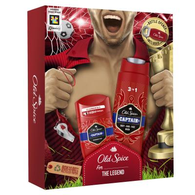 Old Spice Captain Ajándékcsomagok deó stift 50 ml + 3 az 1-ben tusfürdő 250 ml + üvegnyitó