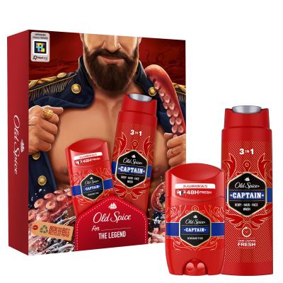 Old Spice Captain Ajándékcsomagok deó stift 50 ml + 3 az 1-ben tusfürdő 250 ml