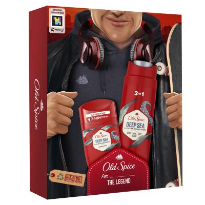 Old Spice Deep Sea Ajándékcsomagok deó stift 50 ml + 3 az 1-ben tusfürdő 250 ml