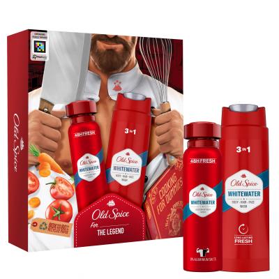 Old Spice Whitewater Ajándékcsomagok dezodor 150 ml + 3 az 1-ben tusfürdő 250 ml