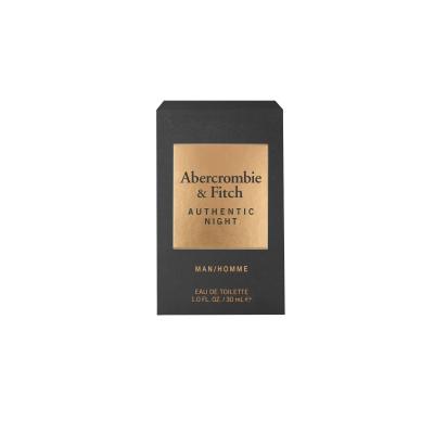 Abercrombie &amp; Fitch Authentic Night Eau de Toilette férfiaknak 30 ml