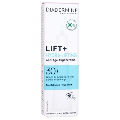 Diadermine Lift+ Hydra-Lifting Anti-Age Eye Cream Szemkörnyékápoló krém nőknek 15 ml