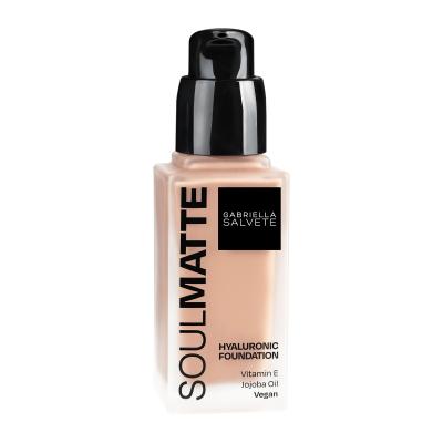 Gabriella Salvete Soulmatte Hyaluronic Foundation Alapozó nőknek 30 ml Változat 03N Beige Neutral