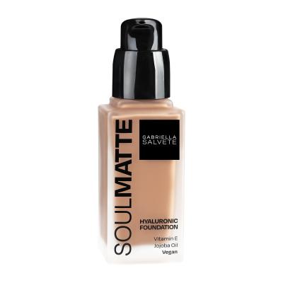 Gabriella Salvete Soulmatte Hyaluronic Foundation Alapozó nőknek 30 ml Változat 05 Warm Tan