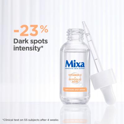 Mixa Vitamin C + Glycolic Acid Anti-Dark Spot Serum Arcszérum nőknek 30 ml