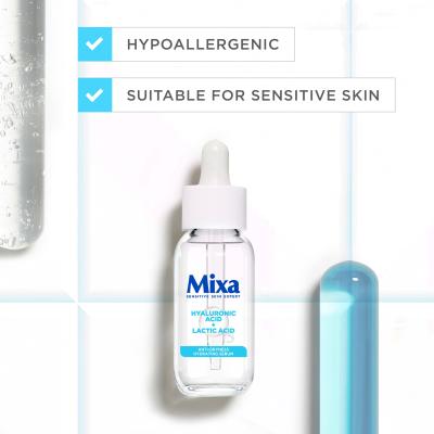 Mixa Hyaluronic Acid + Lactic Acid Anti-Dryness Hydrating Serum Arcszérum nőknek 30 ml