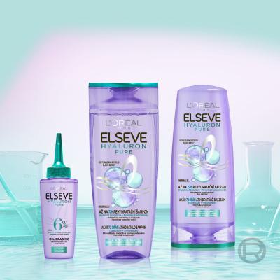 L&#039;Oréal Paris Elseve Hyaluron Pure Hajbalzsam nőknek 300 ml