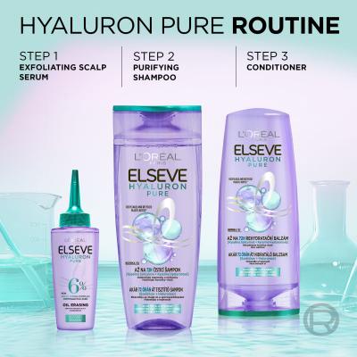 L&#039;Oréal Paris Elseve Hyaluron Pure Hajbalzsam nőknek 300 ml