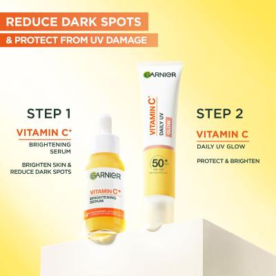 Garnier Skin Naturals Vitamin C Daily UV Glow SPF50+ Nappali arckrém nőknek 40 ml