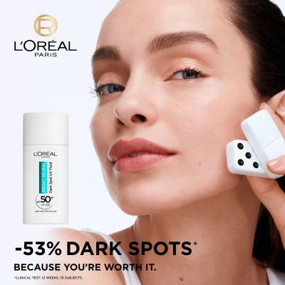 L&#039;Oréal Paris Bright Reveal Dark Spot UV Fluid SPF50+ Nappali arckrém 50 ml