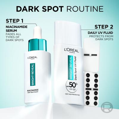 L&#039;Oréal Paris Bright Reveal Dark Spot UV Fluid SPF50+ Nappali arckrém 50 ml