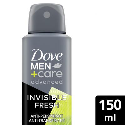 Dove Men + Care Advanced Invisible Fresh 72H Izzadásgátló férfiaknak 150 ml