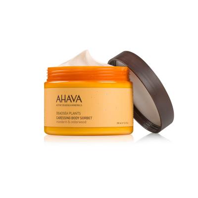 AHAVA Deadsea Plants Caressing Body Sorbet Mandarin &amp; Cedarwood Testápoló krém nőknek 350 ml