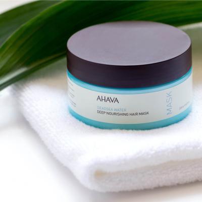 AHAVA Deadsea Water Deep Nourishing Hair Mask Hajpakolás nőknek 220 ml