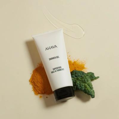 AHAVA Superfood Kale &amp; Turmeric Shower Gel Tusfürdő nőknek 200 ml