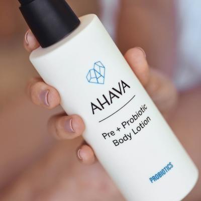 AHAVA Probiotics Pre + Probiotic Body Lotion Testápoló tej nőknek 250 ml