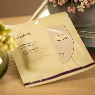 AHAVA Purifying Mud Sheet Mask Arcmaszk nőknek 18 g