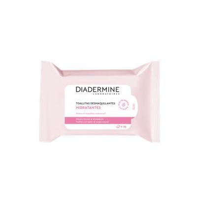 Diadermine Hydrating Cleansing Wipes Sminkeltávolító nedves törlőkendők nőknek 25 db