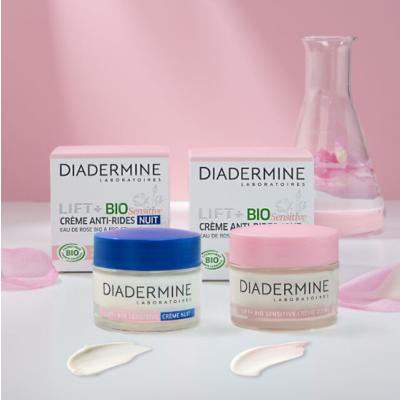 Diadermine Lift+ Bio Sensitiv Anti-Age Day Cream Nappali arckrém nőknek 50 ml