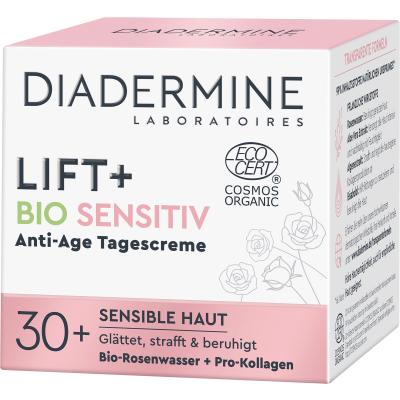 Diadermine Lift+ Bio Sensitiv Anti-Age Day Cream Nappali arckrém nőknek 50 ml