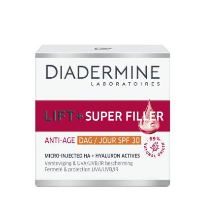 Diadermine Lift+ Super Filler Anti-Age Day Cream SPF30 Nappali arckrém nőknek 50 ml