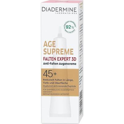 Diadermine Age Supreme Wrinkle Expert 3D Eye Cream Szemkörnyékápoló krém nőknek 15 ml