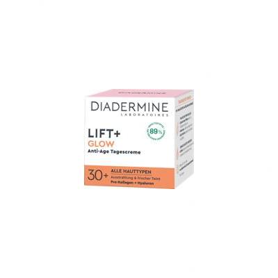 Diadermine Lift+ Glow Anti-Age Day Cream Nappali arckrém nőknek 50 ml