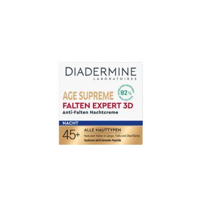 Diadermine Age Supreme Wrinkle Expert 3D Night Cream Éjszakai szemkörnyékápoló krém nőknek 50 ml