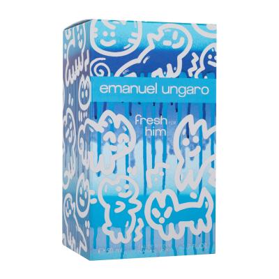 Emanuel Ungaro Fresh For Him Eau de Toilette férfiaknak 50 ml sérült doboz