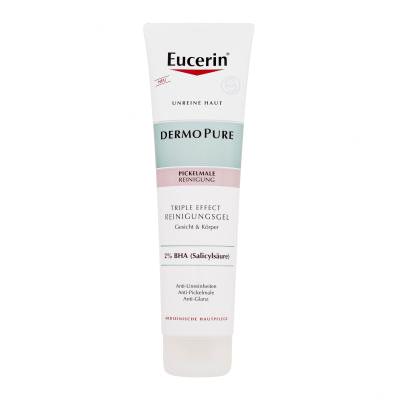 Eucerin DermoPure Triple Effect Cleansing Gel Arctisztító gél nőknek 150 ml